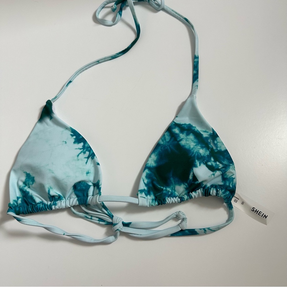 Blue SHEIN Bikini Top